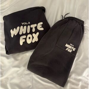 White Fox Boutique Black Sweatshirt & Hoodie Set